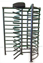 Single Turnstile High Security Series, Stainless Steel, Powder Coated, Galvanized, Full height