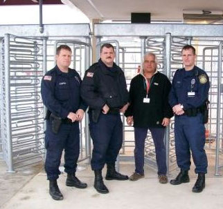 Military Prison Turnstiles Galvanized, Powder Coat, Stainless Steel, Full height, electro-mechanical turnstile 